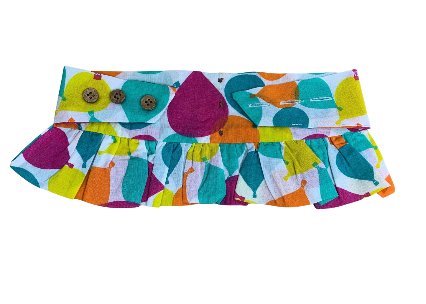 NUEVOS DOGGADIL Printed Cotton Frilled Pet Bandana | Frill Bib for Dog and Cat | Pet Neck Scarf_ Multi Color