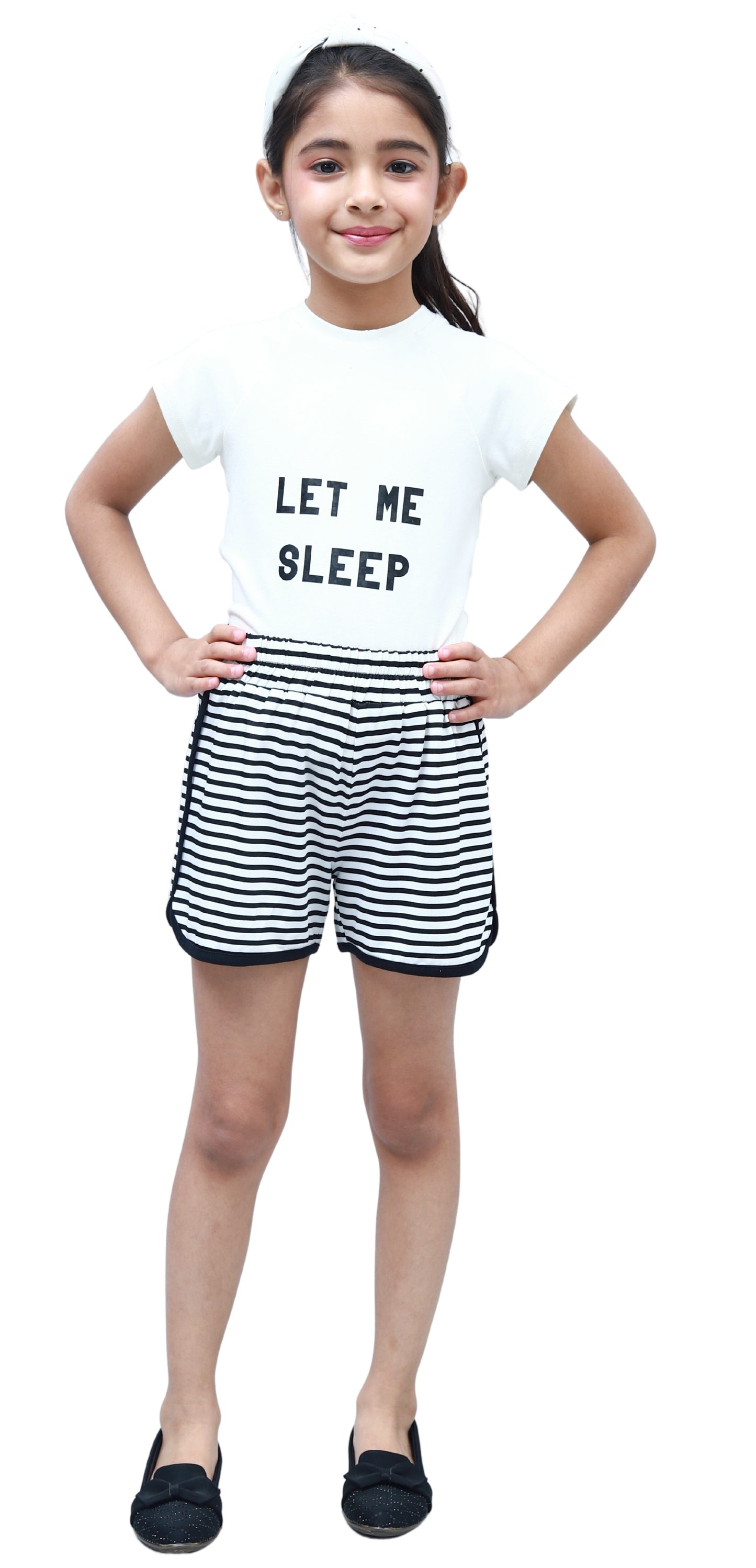 NUEVOSKIDDOS Cotton Jersey Top & Shorts Set for Kids