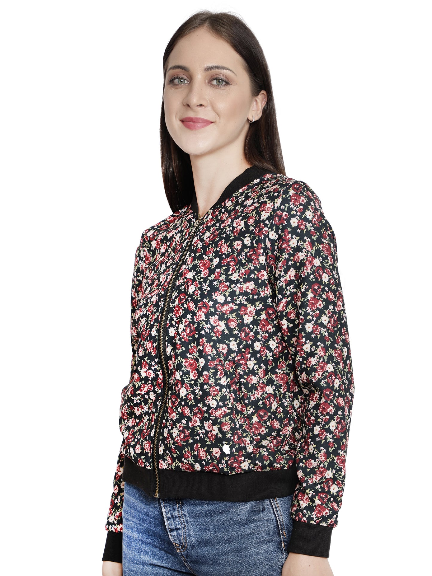 Nuevosdamas Woman's Bomber Jacket Multicolored