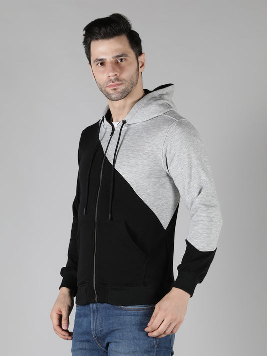 NUEVOSPORTA Men's Winter wear Terry Hooded Jacket