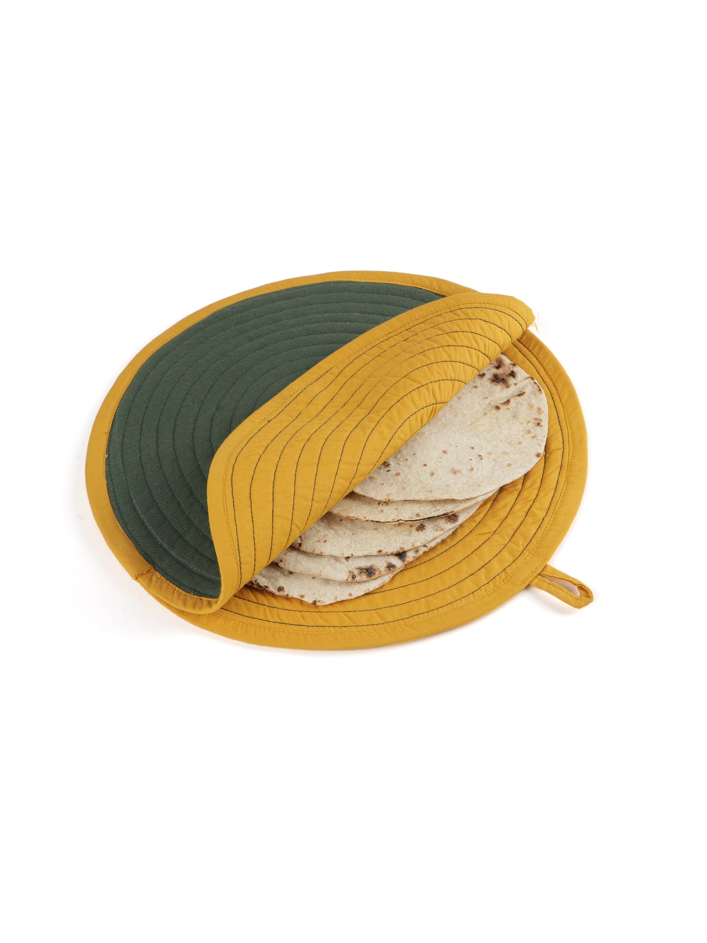 NUEVOSGHAR Pure Cotton Round Shape Roti/Chapati Cover |Chapati Cloth Cover | Cotton Traditional Roti Warmer |Tortillas Cover| Kitchen Roti Keeper.