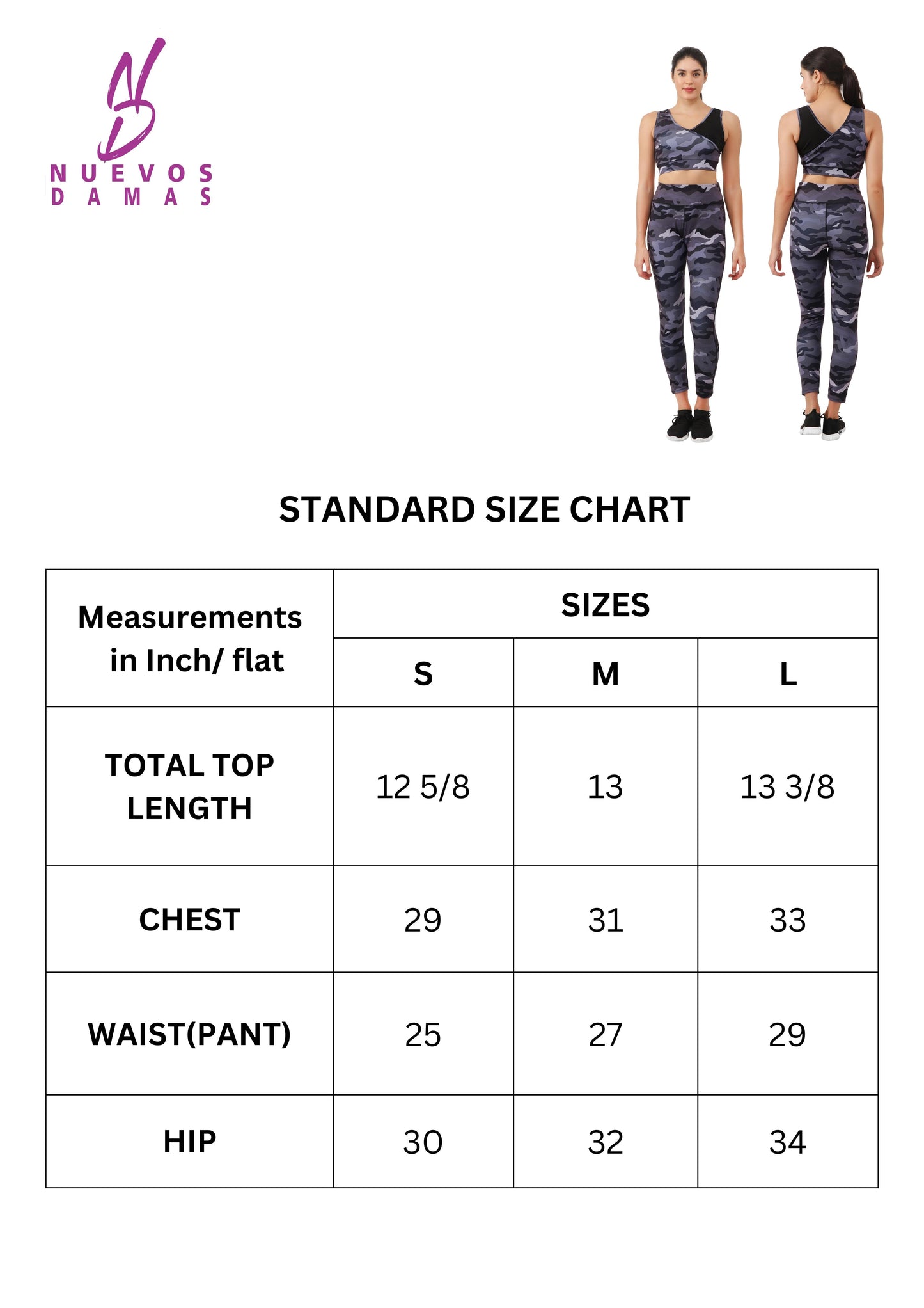 NUEVOSDAMAS Camaouflage Printed Women Active WearTracksuit | Gym Wear Padded Top And Bottom Set | Dry Fit Women Active Wear Combo Set_purple