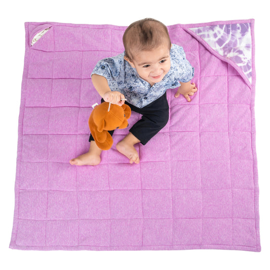 NUEVOSGHAR Cotton Tie & Dye Super Soft Warm Hooded Baby Blanket Wrapper (0-12 Months)_Pink