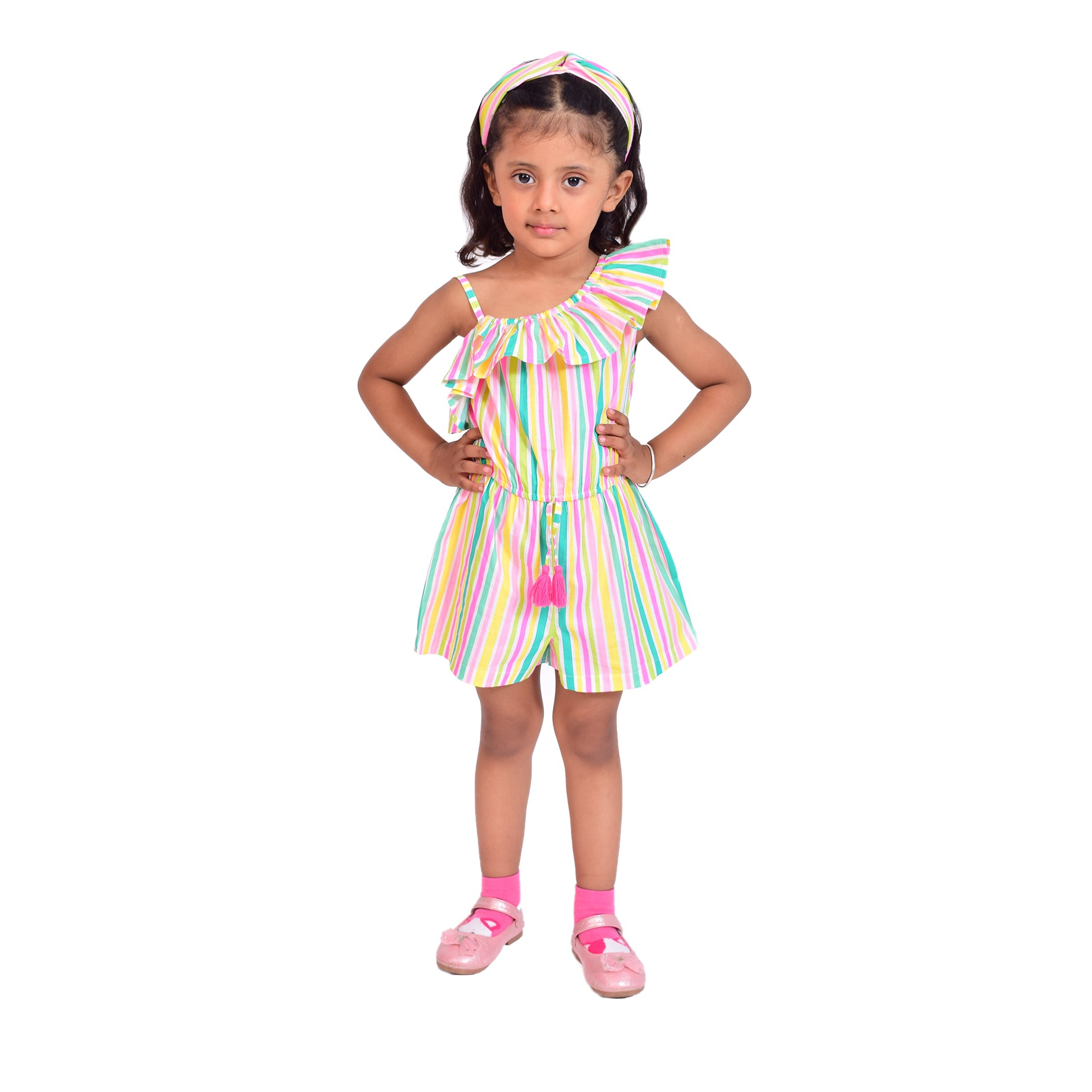 Romper For Girls Casual Striped Pure Cotton freeshipping - NUEVOSDAMAS