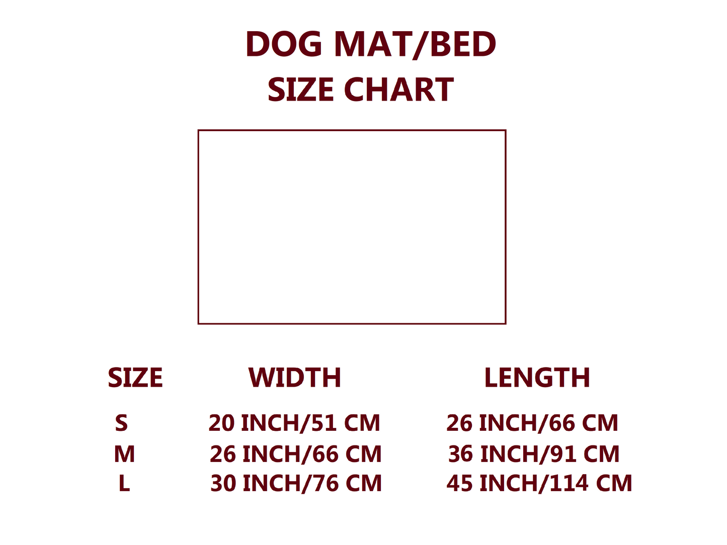 NUEVOS DOGGADIL Solid Cotton Quilted Rectangle Pet Bed Mattress | Washable Padded Pet Bed| Light Weighted Dog Mattress Maroon