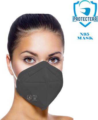 PROTECTERR MAK-N95  (Black, Free Size)