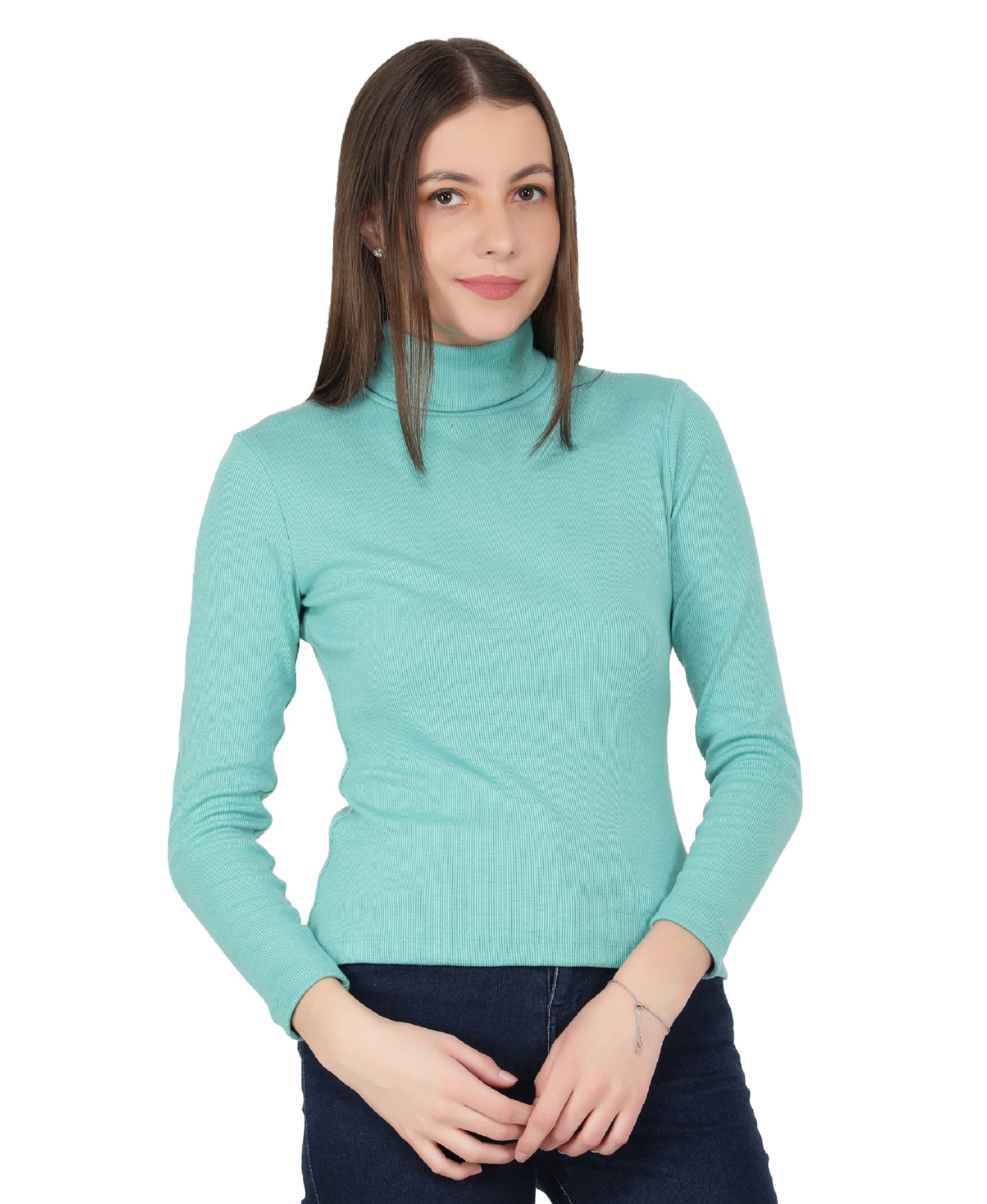 Turtle neck outlet tshirt for women